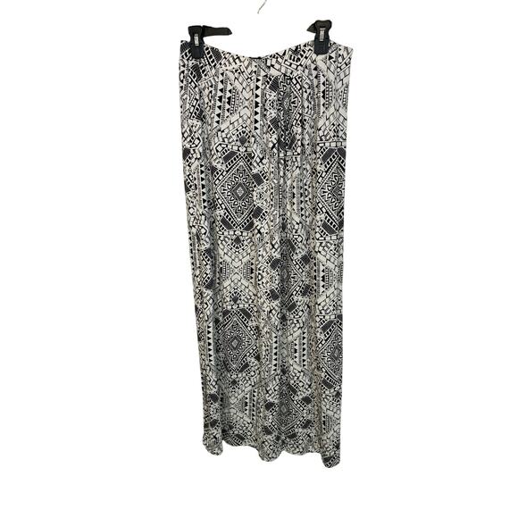 Cynthia Rowley Mix Paisley Print Tribal Boho Western Maxi Relaxed Skirt M Hippie - Picture 1 of 5